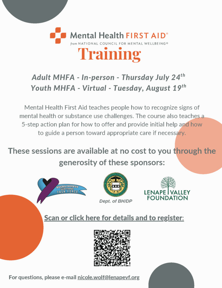 Learn about mental health first aid for savings lives
